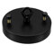 100mm Vintage Style Ceiling Rose with Hook Ring Front Fitting Ceiling Hook Single Point Drop Outlet Plate Perfect for Pendant Lighting Chandeliers and Hanging Fixtures.