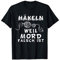 Häkeln Weil Mord Falsch Ist | Häkelfreunde Geschenk T-Shirt