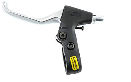 Fahrrad POINT Bremshebel 3-Finger V-Brake Bremsgriff links schwarz/silber