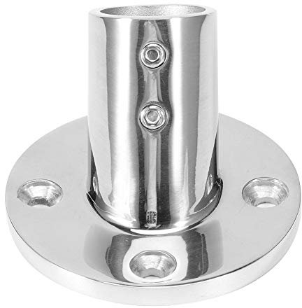 Akozon Montage de la Base de la Main Courante Accessoires de Bateau Base de Balustrade à Main de Base à Tube à 60 Degrés Garde-Corp en Acier Inoxydable 316 Quincaillerie de Bateau Marin(25 mm)