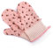 Voarge Ofenhandschuhe Baumwolle 2er Set bis zu 180 °C, Geeignet für Kochen, Backen, Grillen,Topfhandschuhe, 1 Paar, Geschenk für Frauen und Koch (Rosa)