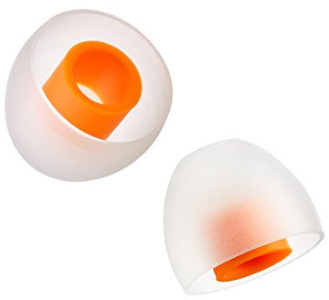 SpinFit CP145 für IEM – Patentierte Silikon-Ohrstöpsel für Ersatz, sichere Passform und höchsten Komfort (2 Paar) (für Düsendurchmesser von 5–6 mm)