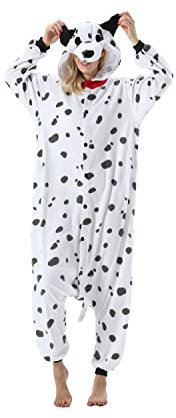 SimZoo Tier-Einteiler-Pyjama für Erwachsene, Herren und Damen, Hunde-Cosplay-Kostüm, Nachtwäsche, Einteilige Unisex-Hauskleidung