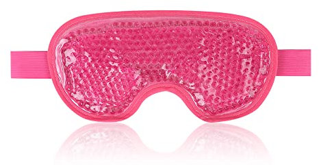 NEWGO Augenmaske Kühlend Gel Augen Kühlmaske Kühlpads Kühlbrille für Die Augen, Migräne, Kopfschmerzen, Allergien, Geschwollene Augen, Trockene Augen