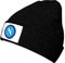 Fnqhappy Ss-C Nap-Oli Bedruckte Reisemützen Warme Strickmütze Pullover Mütze Sweater Mütze Outdoor Sport Schwarz