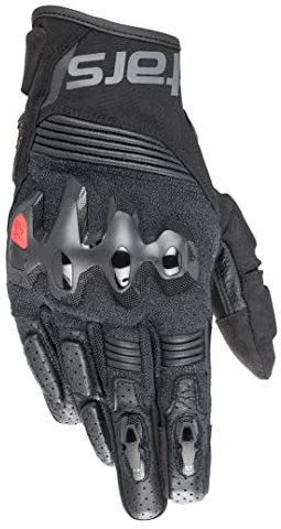 Alpinestars Motorradhandschuhe kurz Motorrad Handschuh Halo LT Handschuh kurz schwarz XL, Herren, Enduro/Adventure, Ganzjährig, Leder/Textil