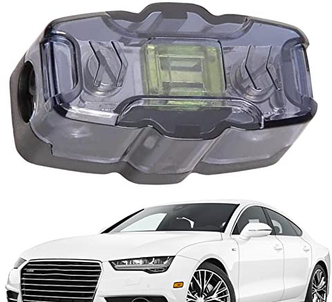 Sicherungskasten,Bus Wasserdichter Sicherungskasten mit LED-Anzeige - Kompatibel mit Auto-Motorrad-RV-LKW-Marine-Golfwagen, mit negativem Bus und Schutzabdeckung