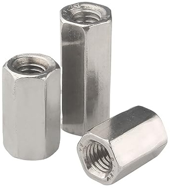 1 Stück Linksgewinde 304 Edelstahl Sechskantstangen-Kupplungsmuttern Standoff Spacer Lange Sechskantmutter M6 M8 M10 M12 M14 M16 (Size : M10x30mm)