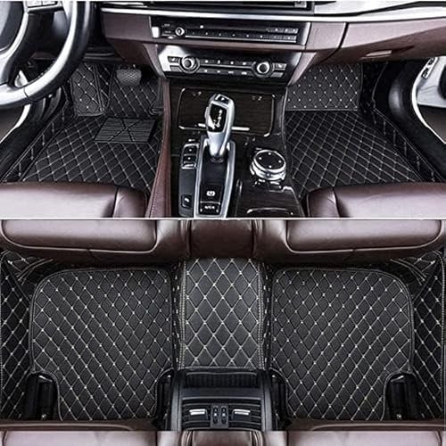Auto Fußmatten Anpassen für Volkswagen VW Sharan (7N) 2.Gen 7seats 2012 2013 2014 2015 2016 2017-2022, Alles Inklusive Allwetter Wasserdicht Antirutsch Abriebfest Mit Auto Fussmatten Zubehör