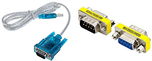 ailill 1 câble de données DB9 femelle DB9 9 broches VGA et 1 adaptateur vidéo DB9 femelle VGA, 710047338