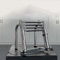 Badeleiter Edelstahl-Teleskop-4-Stufen-Bootsleiter mit rutschfestem Handlauf und breitem Pedal, klappbare Poolleiter for schwimmende Decks Marine