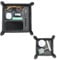 Navaris Bandeja Vaciabolsillos de Cuero sintético - 2x Bandejas Decorativas para Llaves Monedas - 2x Bandeja Organizadora Cuadrada Vacia Bolsillos para Recibidor Oficina - Negro