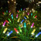 Solarlampen für Außen, 2 Stück 6LED Bunt Schilf Garten Solarleuchten für Außen, Neu Aufgerüstet Optional Modi Swaying Light, Solar Gartenleuchten Gartendeko für Draußen IP65 Wetterfest Terassendeko