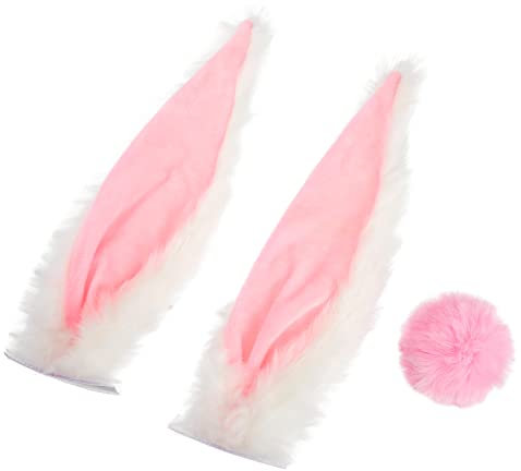 OUNONA Plüsch Ohren Für Helm Helmzubehör Motorradhelm Deko Hasenohren Abnehmbar Helm Dekoration Für Motorrad Skihelm Schutzhelm