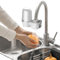 Rxuaw Wasserfilter für Zuhause, Badezimmer, Dusche, Spritzschutz, Universal-Filter, Wasserhahn-Wasserfilter für Zuhause, Badezimmer, Küchenarmaturen