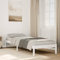vidaXL Cadre de lit Extra Long sans Matelas 90x210 cm Bois Massif pin, lit, Meuble de Chambre, lit en Bois, lit Simple, Cadre de lit en Bois, sommier