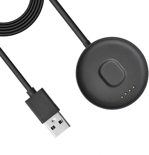 AKYGA AK-SW-57 USB Ladekabel Kompatibel mit Ticwatch S2 / E2 1m schwarz Ladegerät