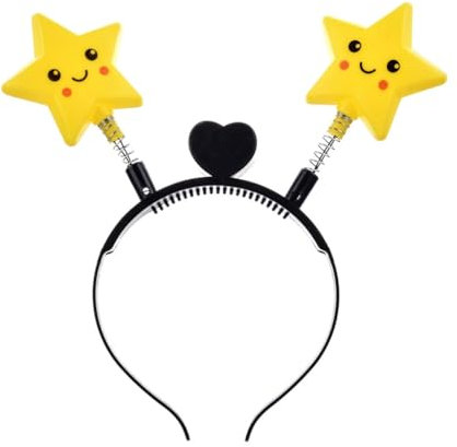 CAZSTYK Serre-tête délicat et lumineux en forme d'étoile - Couleur aléatoire - Pour photographie de filles