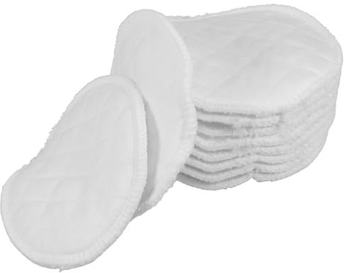 OHPHCALL 10stücke Runde Wiederverwendbare Stilleinlagen Aus Baumwolle Waschbare Brustwarzeneinlagen Saugfähige Stillabdeckungen Gegen Auslaufen Für Schwangerschaft Und Stillzeit