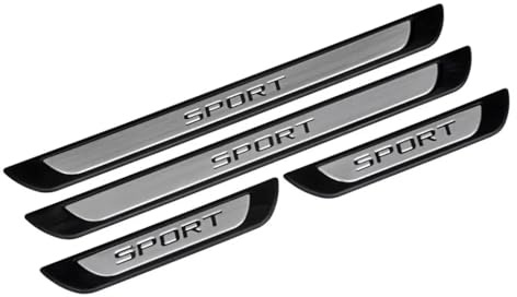 Door Sill Plate Sport Chrome Stainless Steel for Dacia Duster 2018-2024