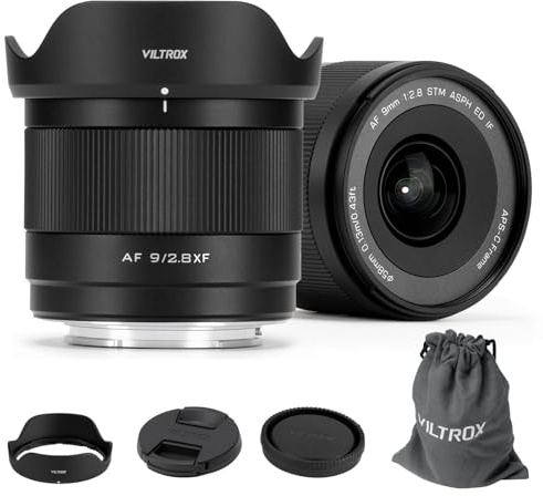 VILTROX 9mm F2.8 Air XF Mount Kameraobjektiv Lens für Fuji X APS-C Autofokus Ultraweitwinkelobjektiv für Fujifilm X Mount X-S20 X-T5 X-T50 X-T30II X-H2S X-H2 X-S10 X-E5 X-M5 X-T4
