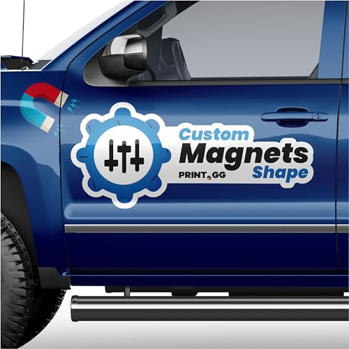 Auto Aufkleber Personalisiert mit Wunschtext Logo | Premium Vinyl Sticker Folie | Für Auto Motorrad | Wetterfest UV-Beständig 5 Jahre | Einfach Gestalten & Drucken | Permanent Selbstklebend | PRINT.GG