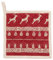 Clayre & Eef NOC45-2 Topflappen Küchen Hirsch Motiv Baumwolle