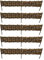 Selections Pack of 5 Willow Hurdles Lawn Edging (120cm x 20cm)