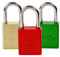 SEPOX Weatherproof Solid Aluminum Keyed Alike Padlock Waterproof Outdoor Padlock Corrosion Resistant for Garden Sheds, Cabinet, Garage, Door(Red/Green/Gold 3 Pack)