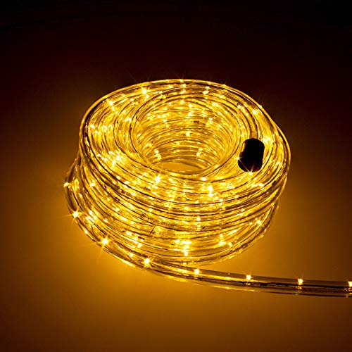 Trade-Shop LED-Beleuchtung Licht-Schlauch Lichterkette 36 LED/Meter für Balkon Terasse Garten Party Weihnachten Deko (5M/10M/20M/30M/40M/50M/60M/80M/100M)