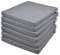 Rollmayer 6er Set Stuhlkissen Stuhlauflage Sitzkissen Sitzpolster Auflage für Stühle in Haus und Garten Kollektion Melange (Aschgrau 20, 40x40x4cm)