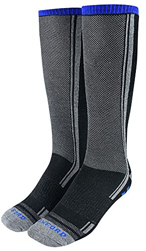 Oxford Products Oxford Coolmax Motorcycle Motorbike Socks, Black, L