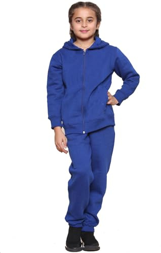 GW CLASSY OUTFIT Boys Kids Tracksuit Set Hoodies Plain Tracksuit Hoodie with Jogger Sweatpants Sports Activewear Set Girls