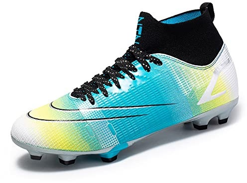 LDTSUP Fußballschuhe Herren High Top Spikes Cleats Athletics Trainingsschuhe Professionelle Fussballschuhe Outdoor Sport Football Schuhe Unisex