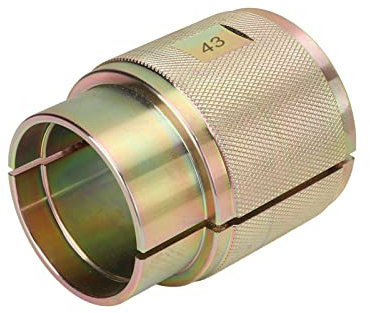 Pilote de Joint de Fourche, Conception Fendue D'outil de Pilote de Joint de Fourche de Moto Remplacement en Acier au Carbone pour les Fourches Avant Inversées Traditionnelles(43mm)