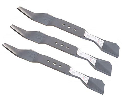 3 cuchillas de cortacésped compatibles con Husqvarna Rider R213 R214 R215 R216 R316 R318 R320 AWD (94 cm)