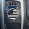 HHLOU Schalthebel-Verkleidung, geätztes Emblem mit amerikanischer Flagge, passend für Chrysler Pacifica, Chrysler 200/300, Dodge Durango, Voyager, Dodge Ram 1500 und 2500.