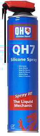 Quinton Hazell QH7 Spray Silicone 600 ML – Lubrifiant Universel, Glisse Élevée, Propriétés Hydrophobes