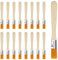 ZIOYA 36 Stück Borstenpinsel Set Pinsel Klein Farbe Streichen Pinsel für Farben Beizen Lacke Acrylfarbe Flachpinsel zum für das Streichen von Wänden