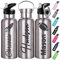 Gourde Personnalisée Avec Paille 350ml 750ml Nom Gravé Logo Bouteille Isotherme Bouteille d'eau Personnalisée En Acier Inoxydable Cadeau pour l'École Le Sport Le Bureau l'Extérieur