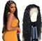 AiPliantfis 13X4 Human Hair Wig Lace Front Wig Glueless Wear and Go Deep Wave Echthaar Perücke Real with Baby Hair Unprocessed Virgin Hair 26 Zoll