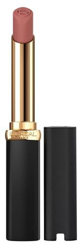 L'Oreal Paris Colour Riche Intense Volume Matte Lipstick, Lip Makeup Infused with Hyaluronic Acid for up to 16HR Wear, Worth It, 0.06 Oz