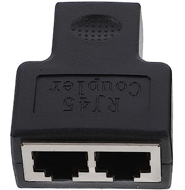 Gadpiparty Ethernet Splitter Adapter Netzwerk Splitter Für Gleichzeitige Internetverbindung Für Schule Und Büro Installieren Hochgeschwindigkeitsübertragung