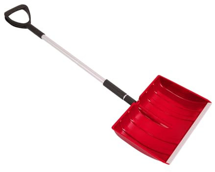 Snow Shovel, Camping Shovel Detachable Snow Shovel Portable Shovel Large Capacity Aluminum Outdoor Shovel for Garden, Camping, Snowman Playing and Car Emergency Kit (Red)