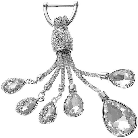 BELLIFFY Kristall Schlüsselanhänger Mit Strass Kompakter Metall Rucksack Und Autoanhänger Für Damen Auto Schlüsseldeko Und Taschenanhänger