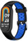 xhKJO Correas de Reloj para Xiaomi Mi Band 9 /Mi Band 8,Bandas Correa Armband Correas Reloj Silicona Bracelet Recambio Brazalete Strap Wristband para Xiaomi Mi Band 9 NFC/Band 8 NFC (negro azul)