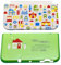 Meigpai Limited for New 3DSXL - Placas de cubierta extra para reemplazo de cruz de bosque de animales, placa frontal A/E, parte superior/inferior, verde/blanco, plástico