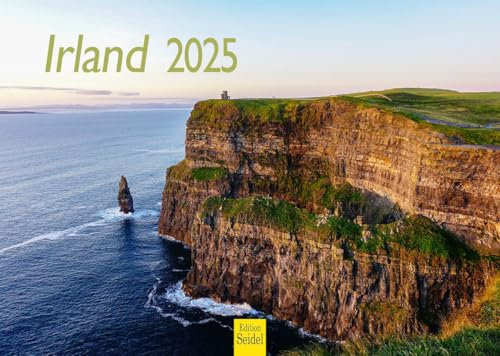 Edition Seidel Premium Kalender Irland 2025 Format DIN A4 Wandkalender Ireland Dublin Grüne Insel Klippen Connemara Nationalpark