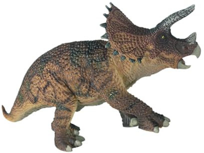 JOINPAYA Dinosaurier-modellschmuck Aus Kunststoff – Kinderspielzeug Mit Realistischem Triceratops Kognitives Lernwerkzeug