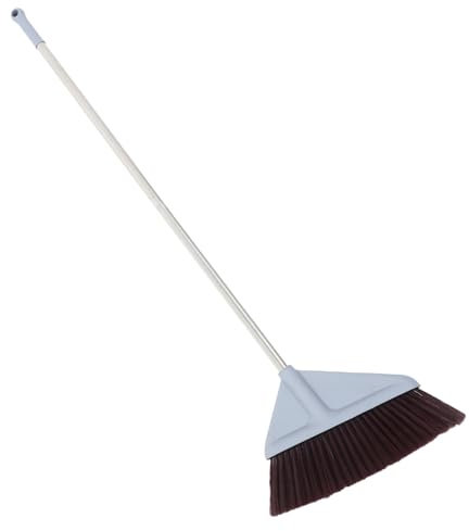 BESTYASH Ergonomic Handle Soft Bristle Kitchen Broom Heavy Duty Angle Broom for Indoor Outdoor Floor Cleaning Home Garage Office Courtyard
